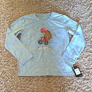 💲 Under Armour Boys Dirt Bike Deer Long Sleeve Shirt size 7